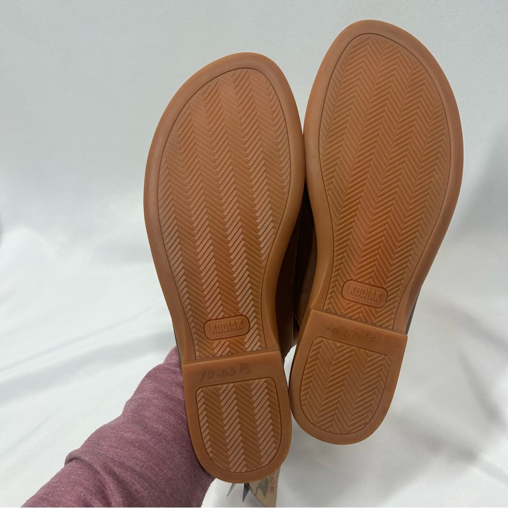 NWT Kodiak | Makena Genuine Leather Brown Sandals Slingback Women’s Size 9.5 - Picture 12 of 12